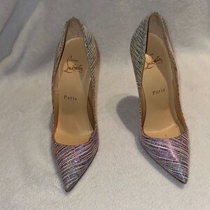 Christian Louboutin Iridescent Glitter Heels